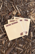 Central Michigan Action C Sticky Note Pads (3 pk)