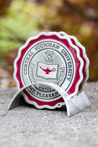 Central Michigan University Seal Coaster Set