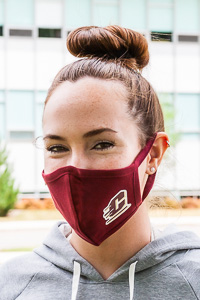 Action C Maroon Face Mask