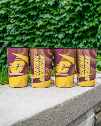 Central Michigan Set of 4 Plastic Cups