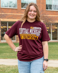 Action C Central Michigan University Alumni Maroon T-Shirt