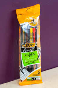 Assorted Xtra Life 0.7 mm Mechanical Pencils (5 pk)<br><brand>BIC</brand>