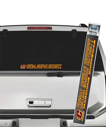 Action C Central Michigan Marching Chippewas Automotive Decal<br><brand>COLOR SHOCK</brand>
