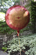 Central Michigan Seal Maroon Microfoil Balloon