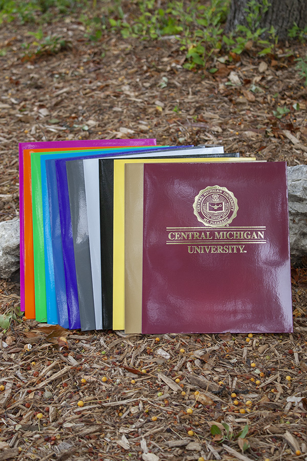 Laminated 2-pocket Folder with CMU Seal, Assorted Colors<br><brand>ROARING SPRING</brand> (SKU 1193537773)