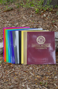 Laminated 2-pocket Folder with CMU Seal, Assorted Colors
