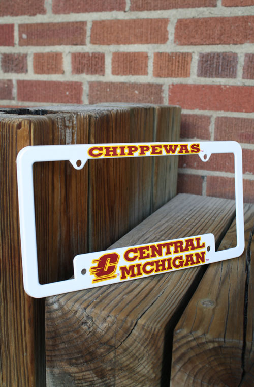 Central Michigan Chippewas White License Plate Frame (SKU 1147254417)