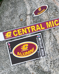 Central Michigan Alumni Automotive Gift Set<br><brand></brand>