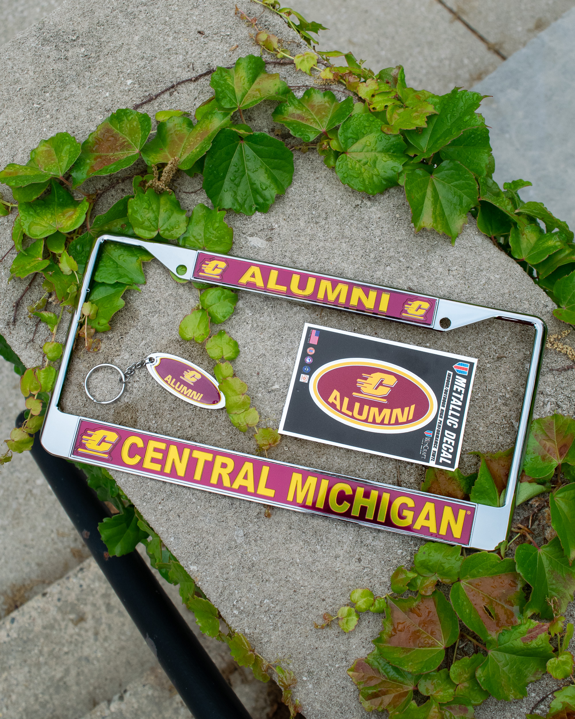 Central Michigan Alumni Automotive Gift Set