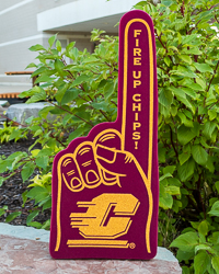 Action C Fire Up Chips! Maroon Foam Finger