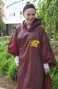 Action C Maroon Adult Rain Poncho