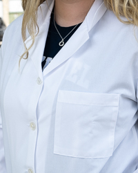 Ladies White Lab Coat