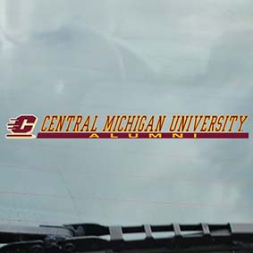 Action C Central Michigan University Alumni Static Cling Decal<br><brand>COLOR SHOCK</brand>