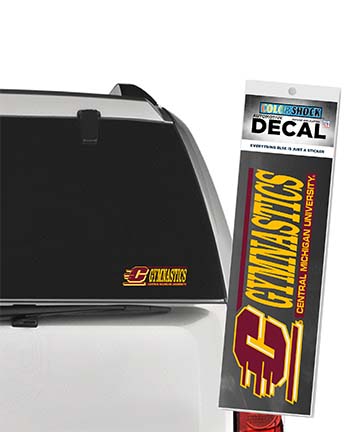 Action C Central Michigan Gymnastics Automotive Decal