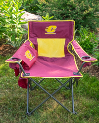 Deluxe Tailgate Chair with Action C on Front and Chippewas on back