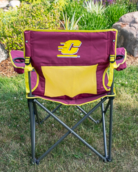 CMU Chippewas Action C Maroon Deluxe Tailgate Chair