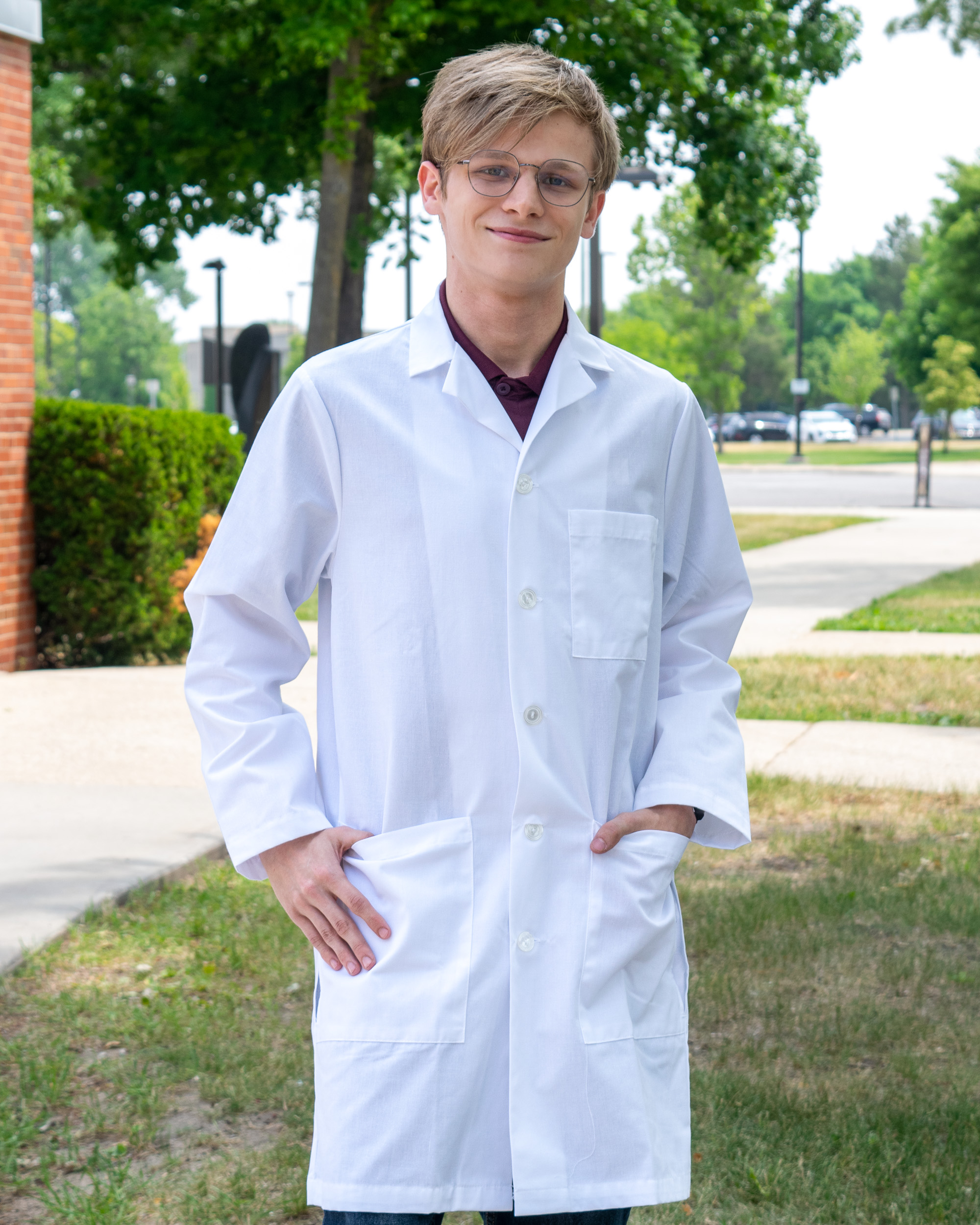 Men's White Lab Coat
