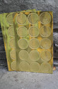75 - 1 1/2" Gold Foil Central Michigan Seal Stickers