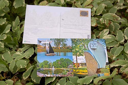 Central Michigan University Campus Art Postcard<br><brand></brand>