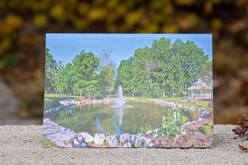 Central Michigan University Fountain Note Card