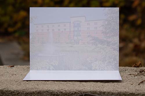 Central Michigan University Fountain Note Card