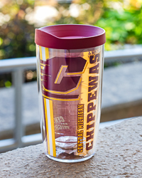 Action C Central Michigan 16 oz. Tumbler with Maroon Lid