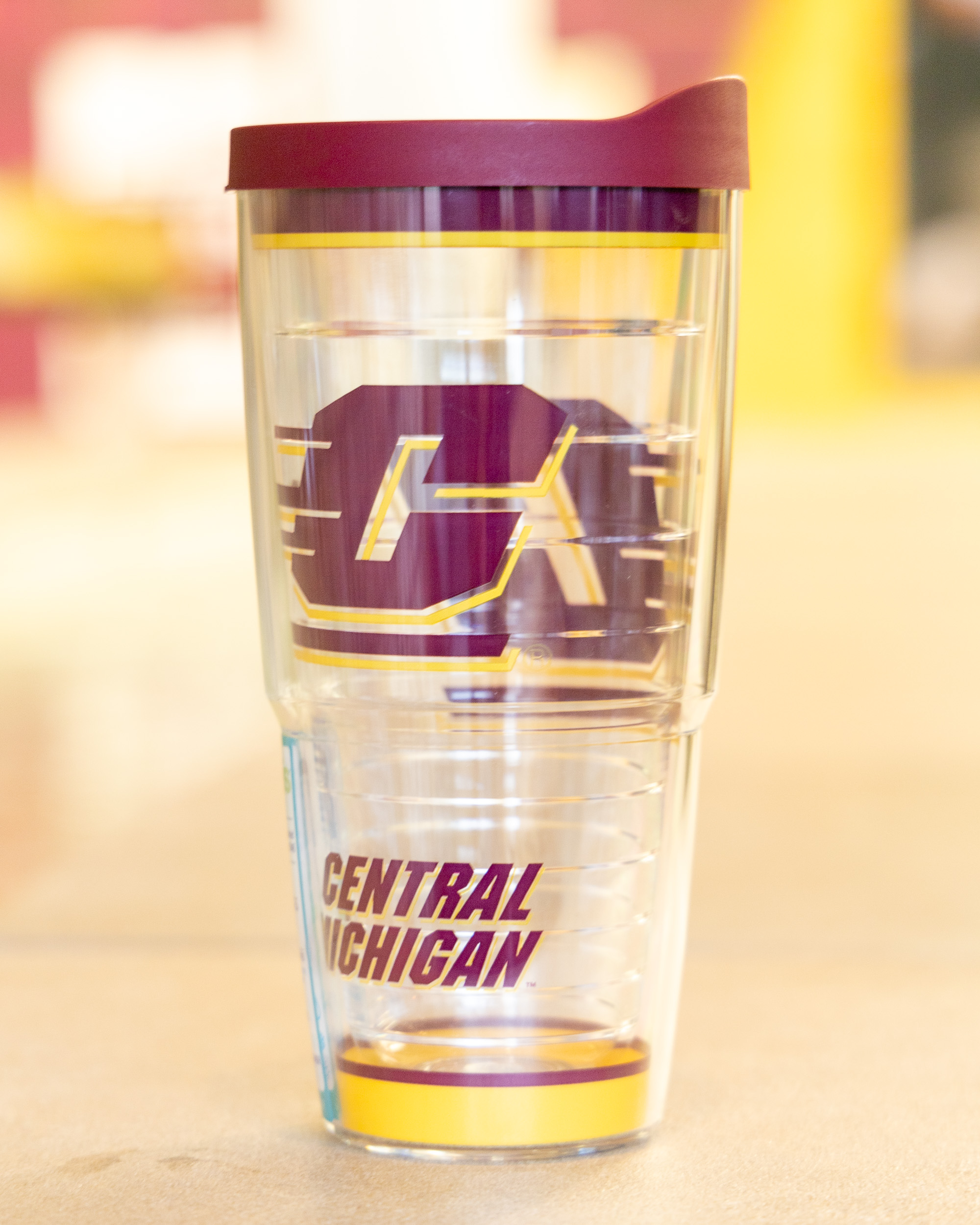 Action C Central Michigan 24 oz. Tumbler with Maroon Lid