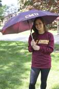 CMU Maroon 42-inch Victory Umbrella