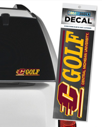 Action C Central Michigan Golf Automotive Decal<br><brand>COLOR SHOCK</brand>