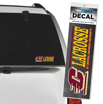 Action C Central Michigan Lacrosse Automotive Decal