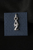 Delta Zeta Sterling Silver Lavalier