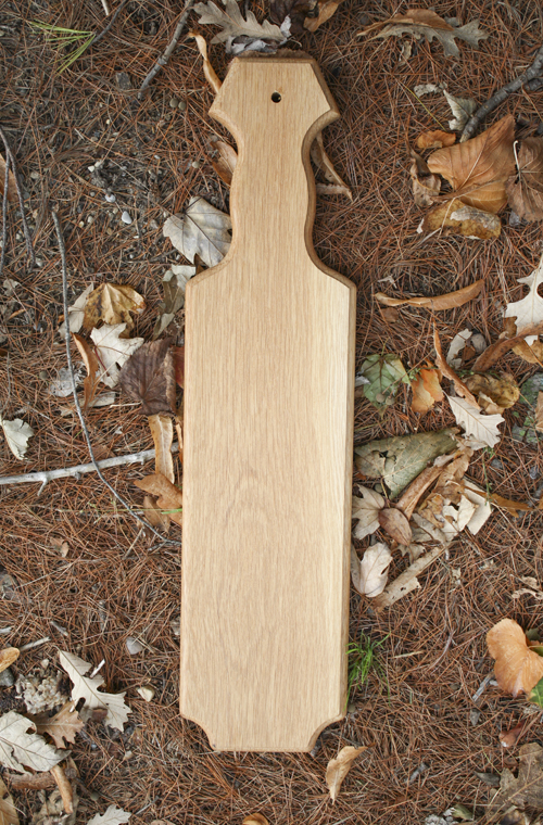 Oak Wood Traditional Paddle