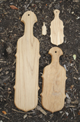 Oak Wood Cello Paddles