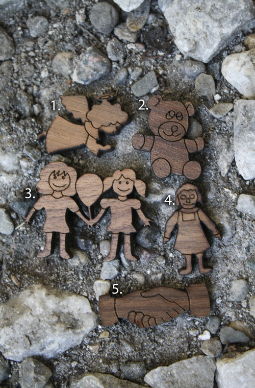 Regular Wood People and Toy Symbols (SKU 5012697220)