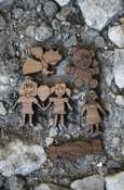 Regular Wood People and Toy Symbols