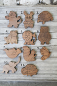 Regular Wood Animal Symbols