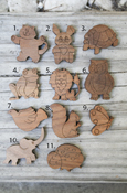 Regular Wood Animal Symbols