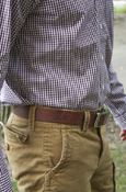Central Michigan Action C Genuine Leather Belt