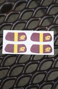 Action C Maroon and Gold Eye Black<br><brand></brand>