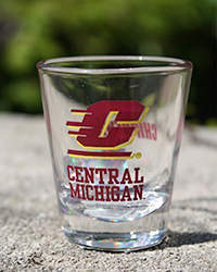 Action C Central Michigan Chippewas Shot Glass