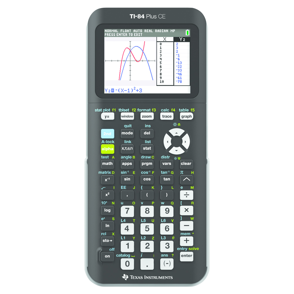 TI-84 Plus CE Enhanced Graphing Calculator (SKU 5017492898)