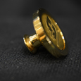 Action C Gold Plated Affinity Lapel Pin
