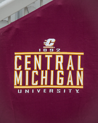 Central Michigan Maroon Pro-Weave® Sweatshirt Blanket