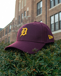 Detroit Tigers Action C Maroon Adjustable Hat<br><brand>NEW ERA</brand>