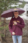 Action C Central Michigan 42-inch Maroon Flashlight Umbrella