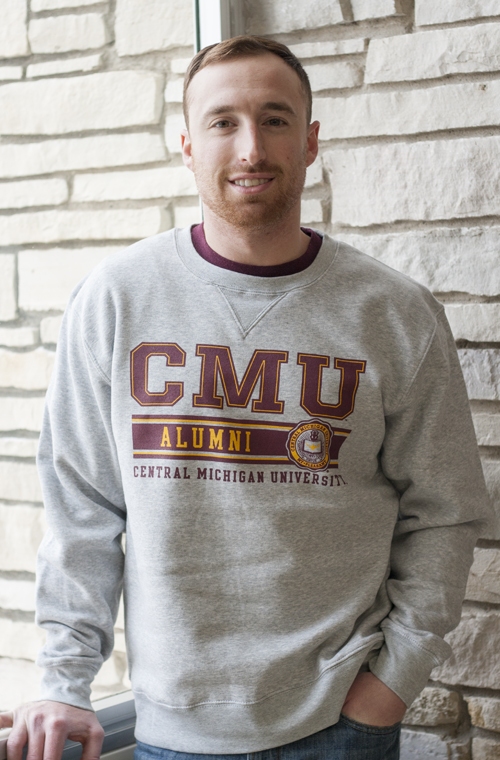 CMU Alumni Gray Crewneck Sweatshirt
