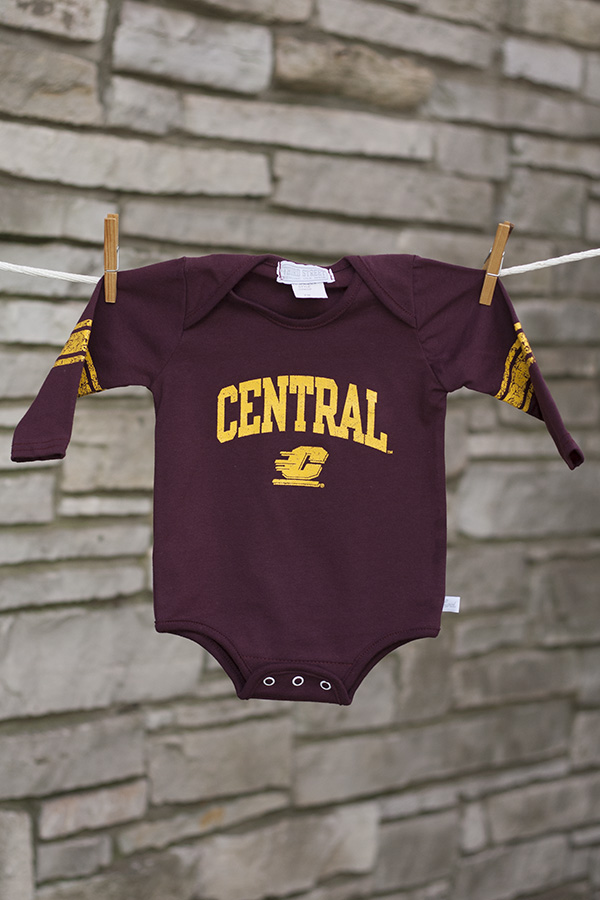Maroon long deals sleeve onesie