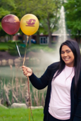 Action C Maroon & Gold Balloons