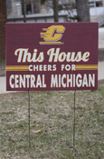 This House Cheers for Central Michigan Yard Sign