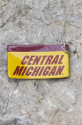 Central Michigan Maroon & Gold ID Holder with Keyring